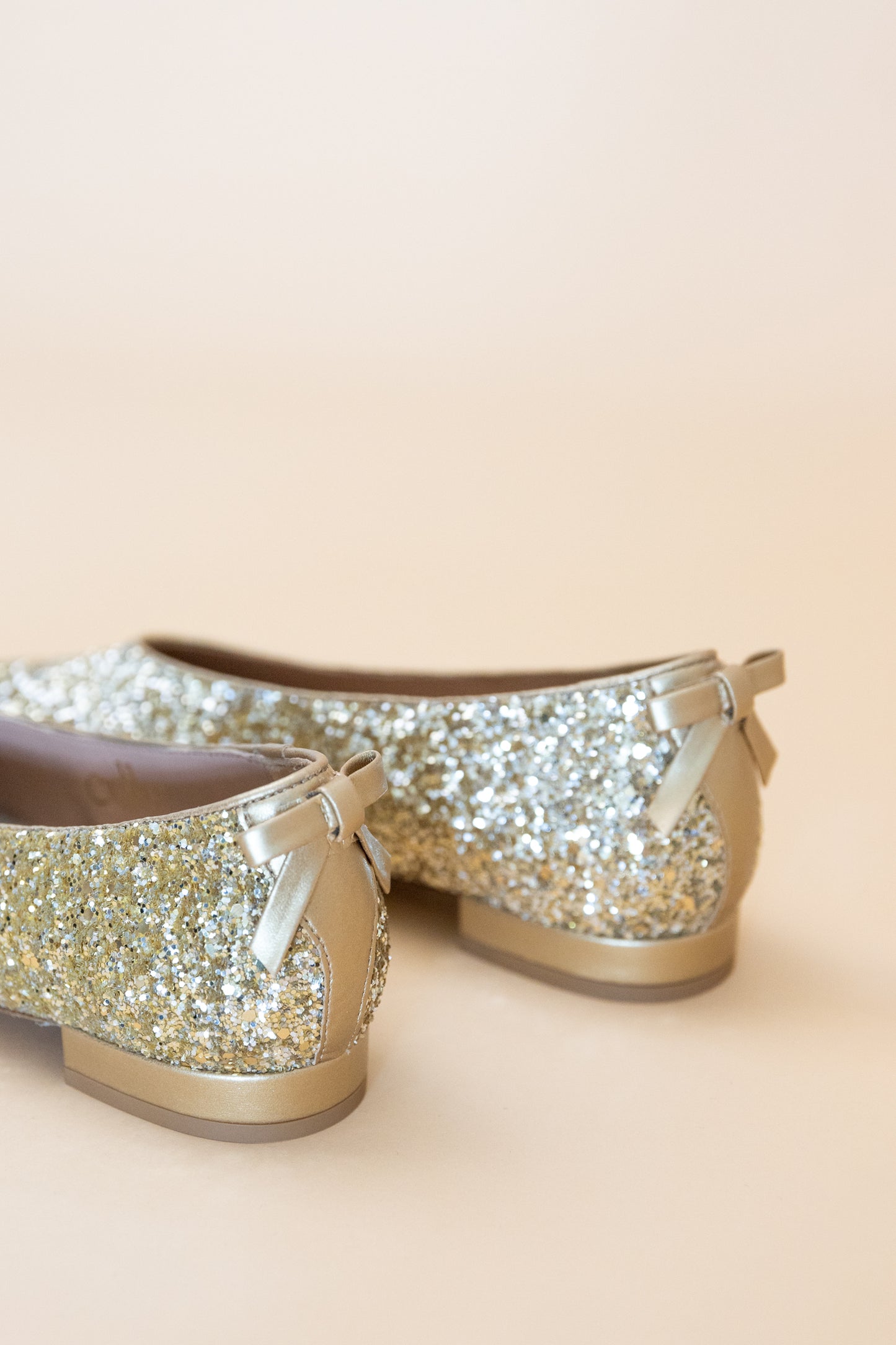 Leena Indoor Shoe - Golden Glitter